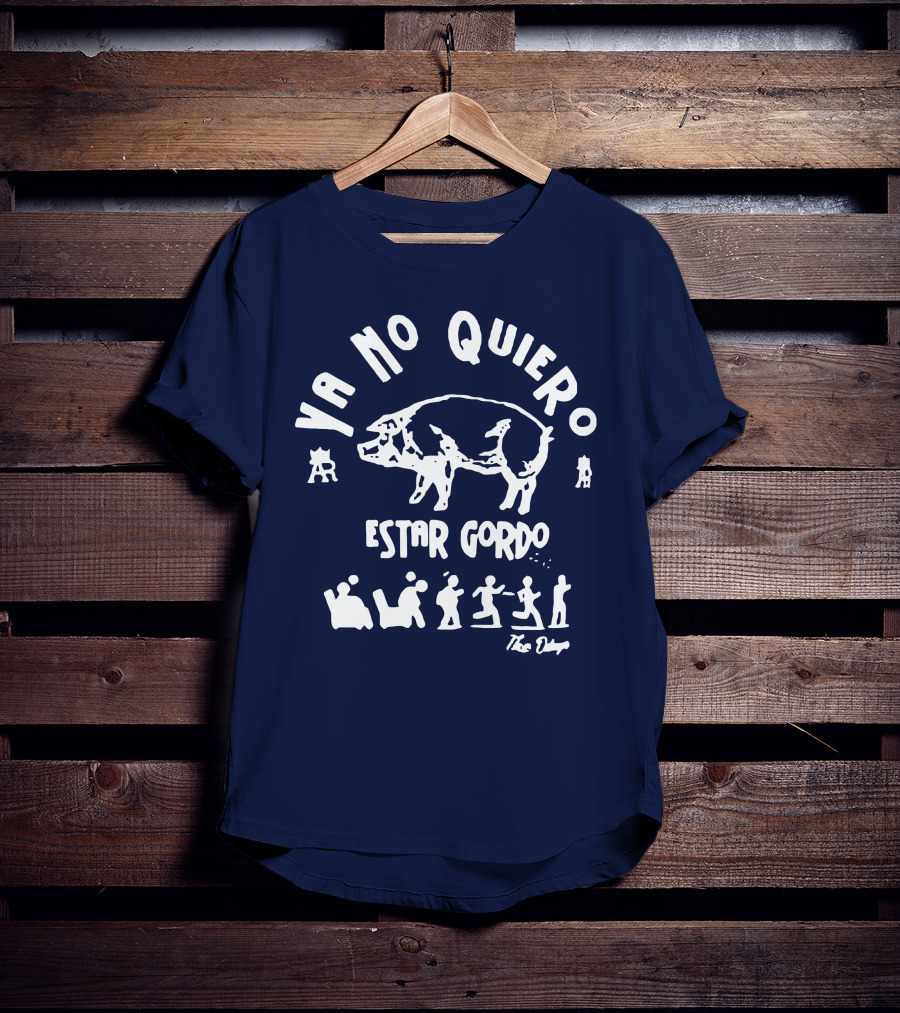 Ya No Quiero Estar Gordo Pig And People Dance T-Shirt