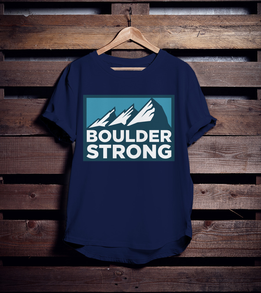 Boulder Strong Mountain Peaks T-Shirt