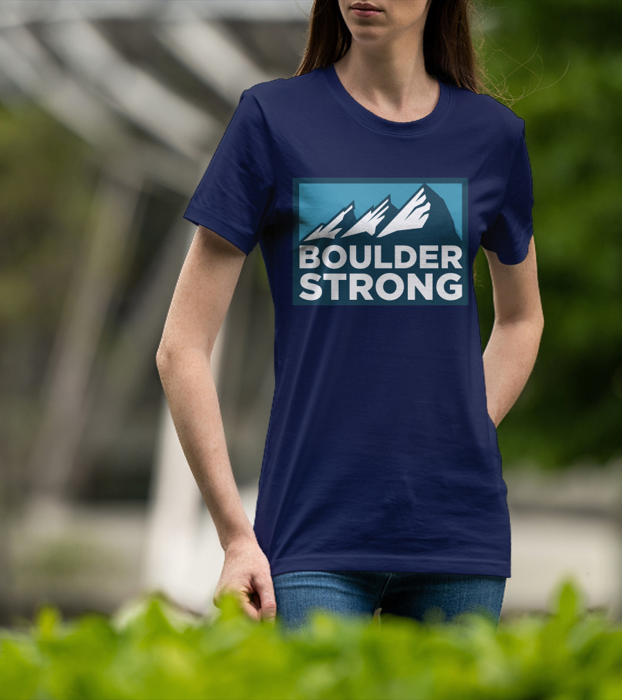Boulder Strong Mountain Peaks T-Shirt