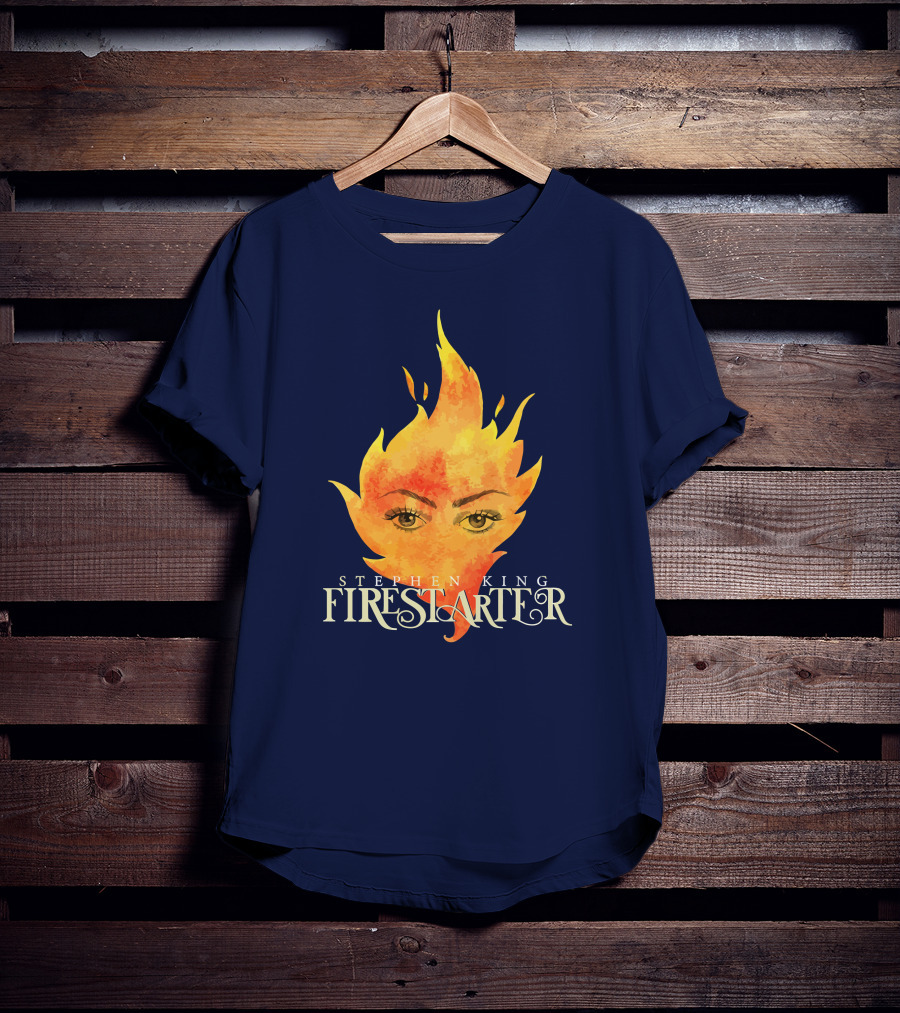 Stephen King Firestarter Fiery Eyes T-Shirt