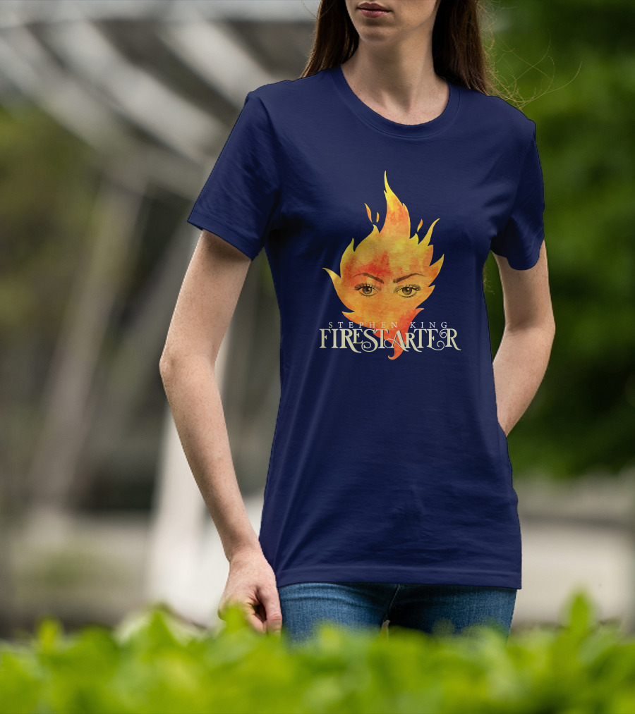 Stephen King Firestarter Fiery Eyes T-Shirt