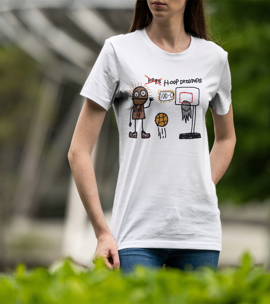 Hoop Dreams Chibi Basketball Bulls 4 Score 100-0 T-Shirt