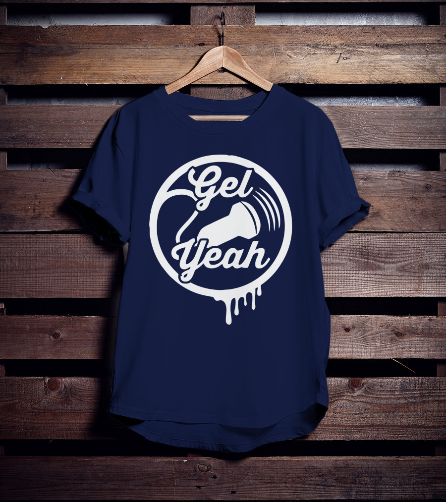 Gel Yeah Sonographers Ultrasound Probe Dripping Circle T-Shirt