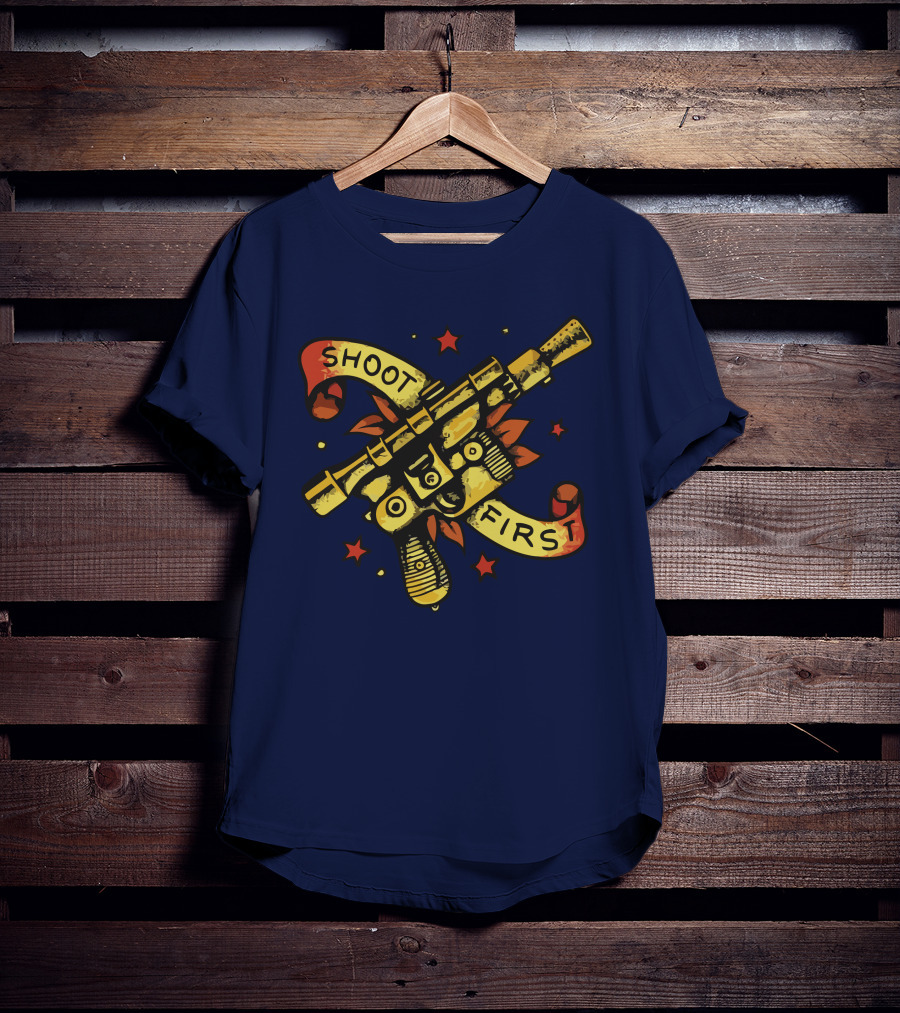 Shoot First Blaster T-Shirt