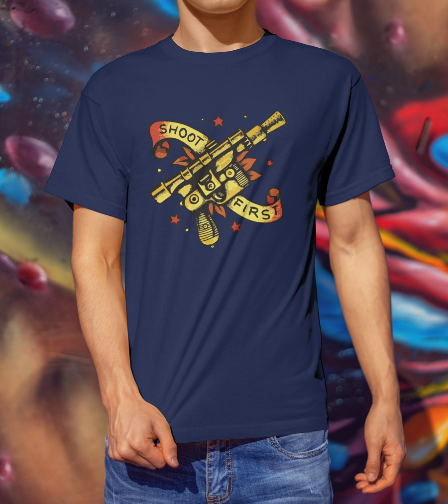 Shoot First Blaster T-Shirt