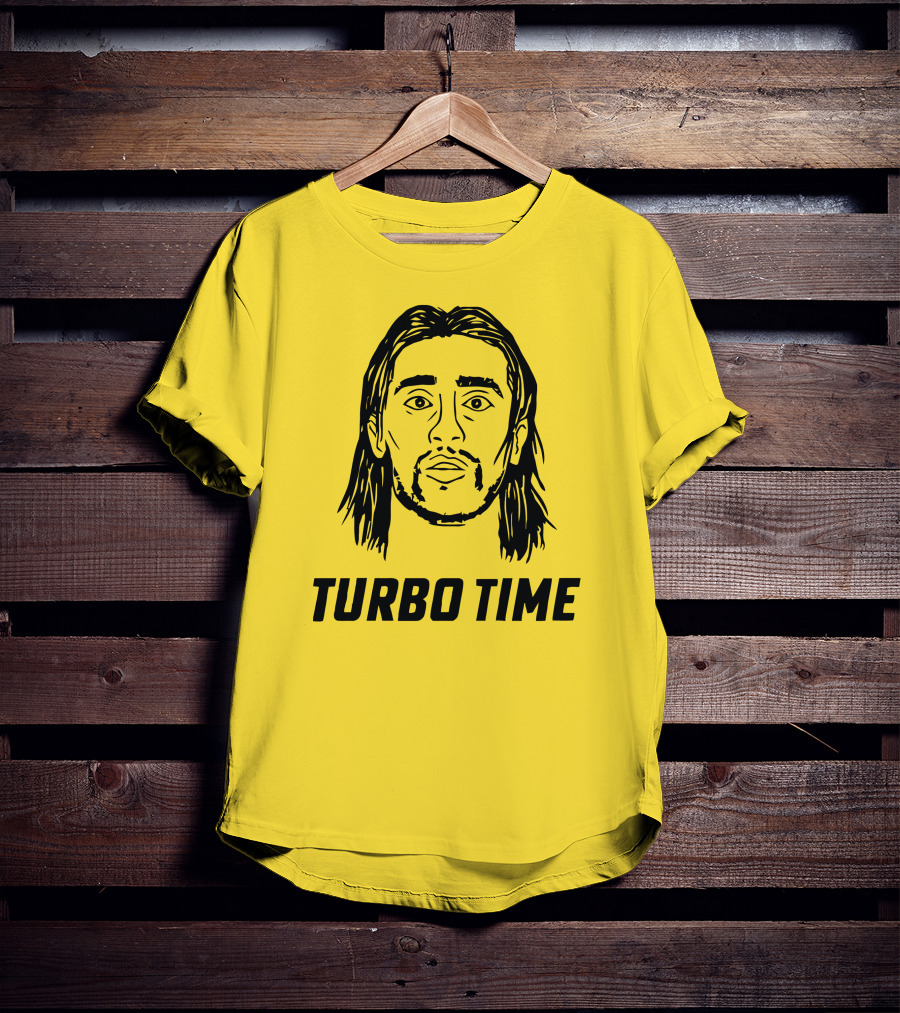 Turbo Time Alex Morgan Hairstyle Iconic Yellow T-Shirt