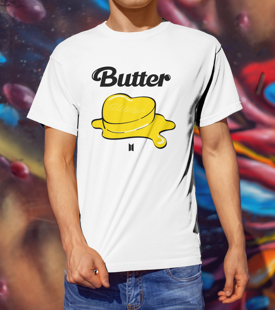 BTS Butter Melting Heart T-Shirt