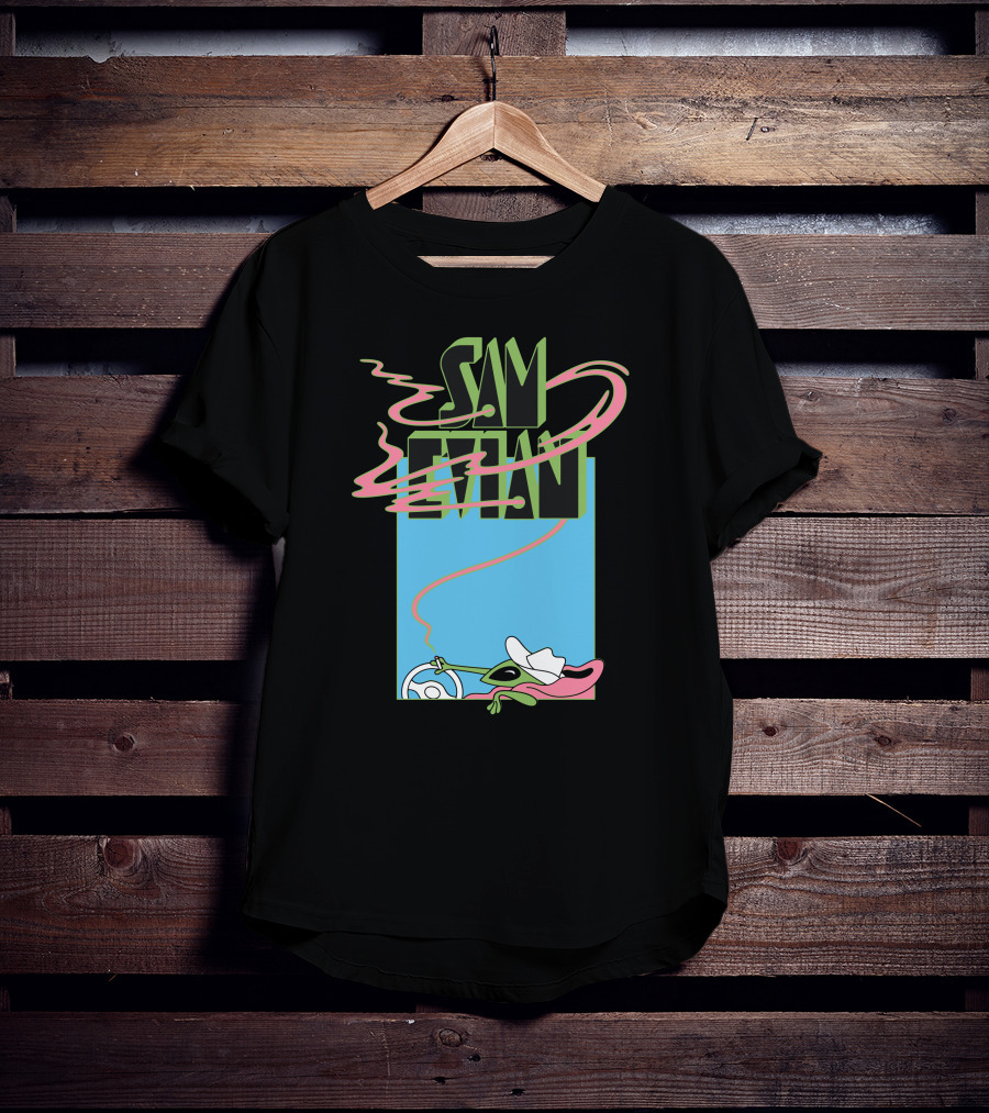 Sam Evian Alien Driver UFO T-Shirt