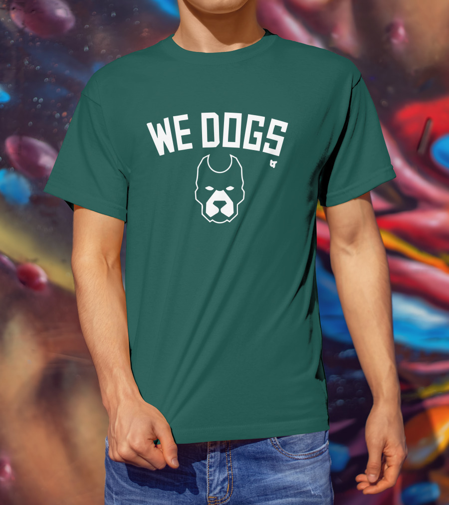 We Dogs Bull Dog Face T-Shirt