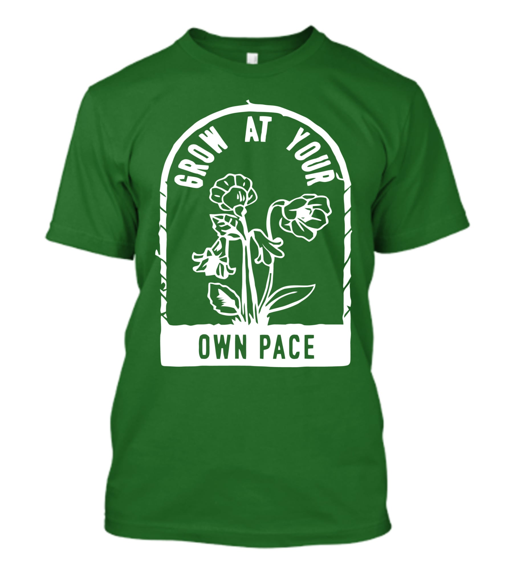 Grow At Your Own Pace Botanical Archway T-Shirt