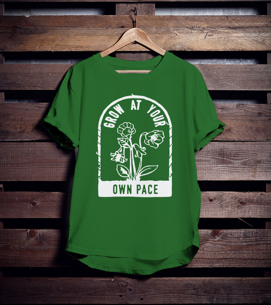 Grow At Your Own Pace Botanical Archway T-Shirt
