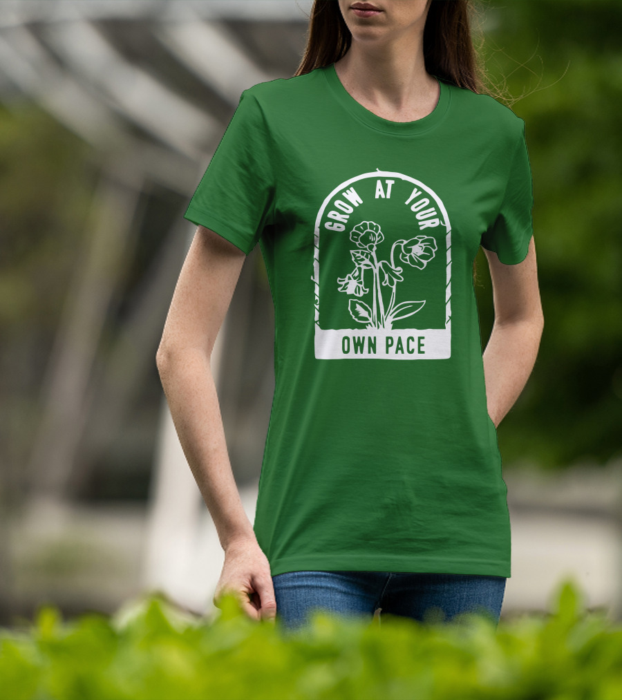 Grow At Your Own Pace Botanical Archway T-Shirt