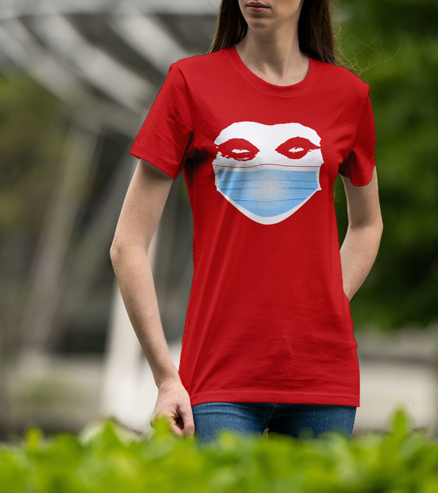 Greg Gutfeld Red Face Mask T-Shirt