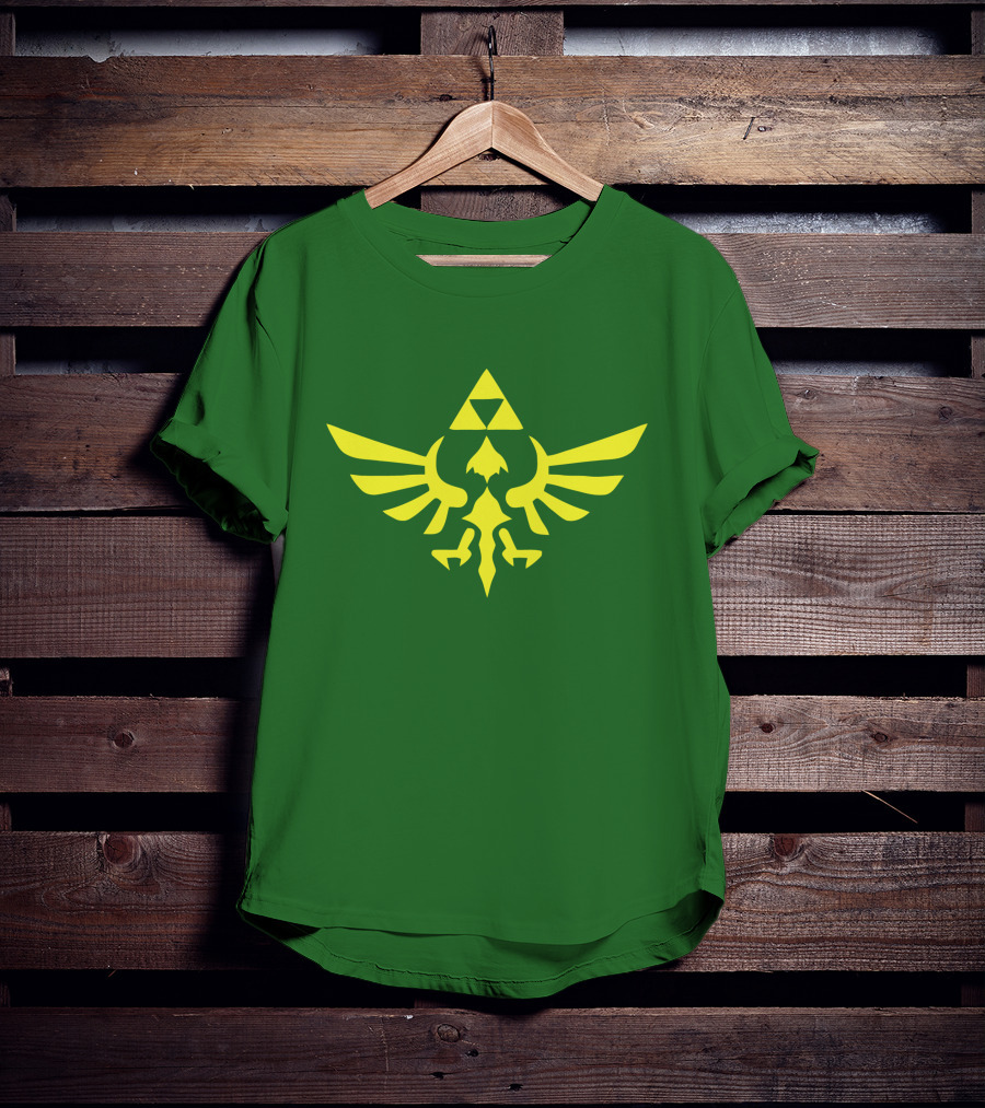 The Legend Of Zelda Hylian Crest Isohel Green T-Shirt