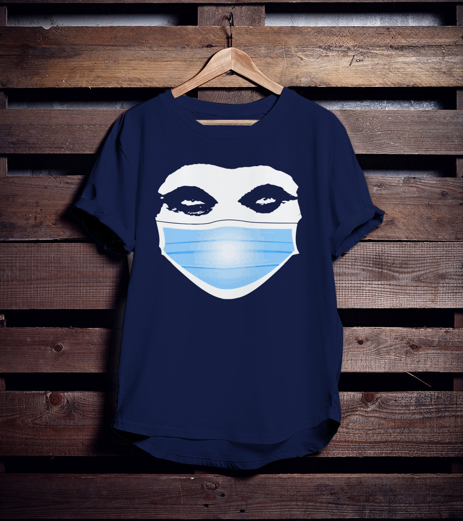 Gutfeld Store Blue Masked Face T-Shirt