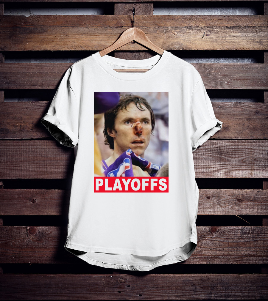Steve Nash Playoffs Broken Nose T-Shirt
