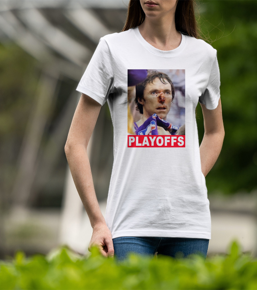 Steve Nash Playoffs Broken Nose T-Shirt