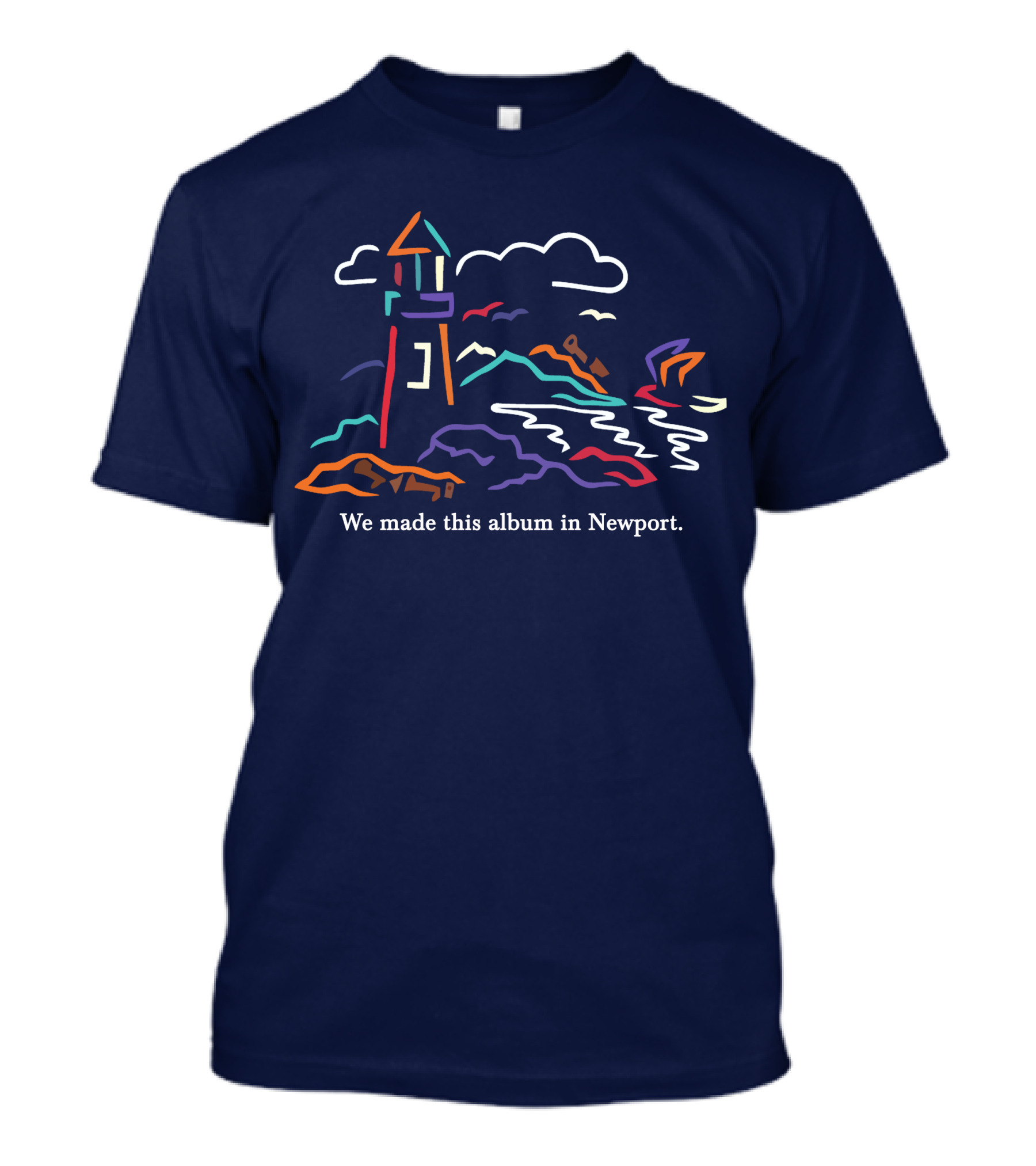 We Made This Album In Newport Quinn XCII Cosii Merch Lighthouse T-Shirt