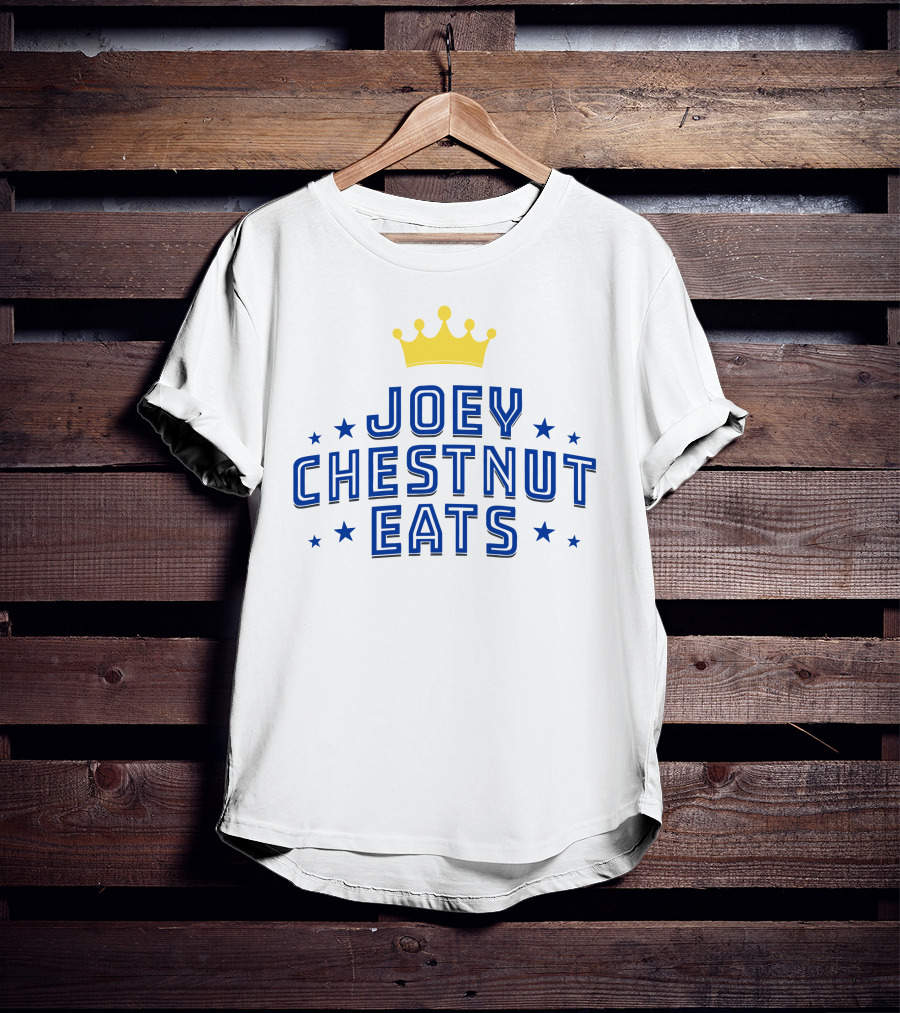 Joey Chestnut Eats Crown Stars T-Shirt