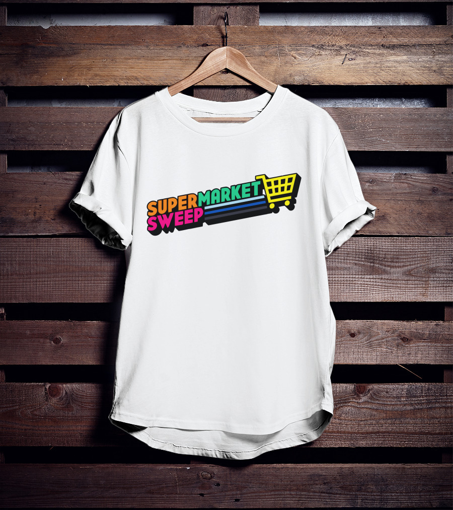 Supermarket Sweep Retro Shopping Cart T-Shirt