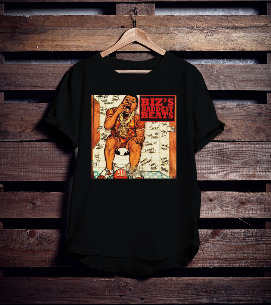 Biz's Baddest Beats Biz Markie Bathroom Graffiti T-Shirt