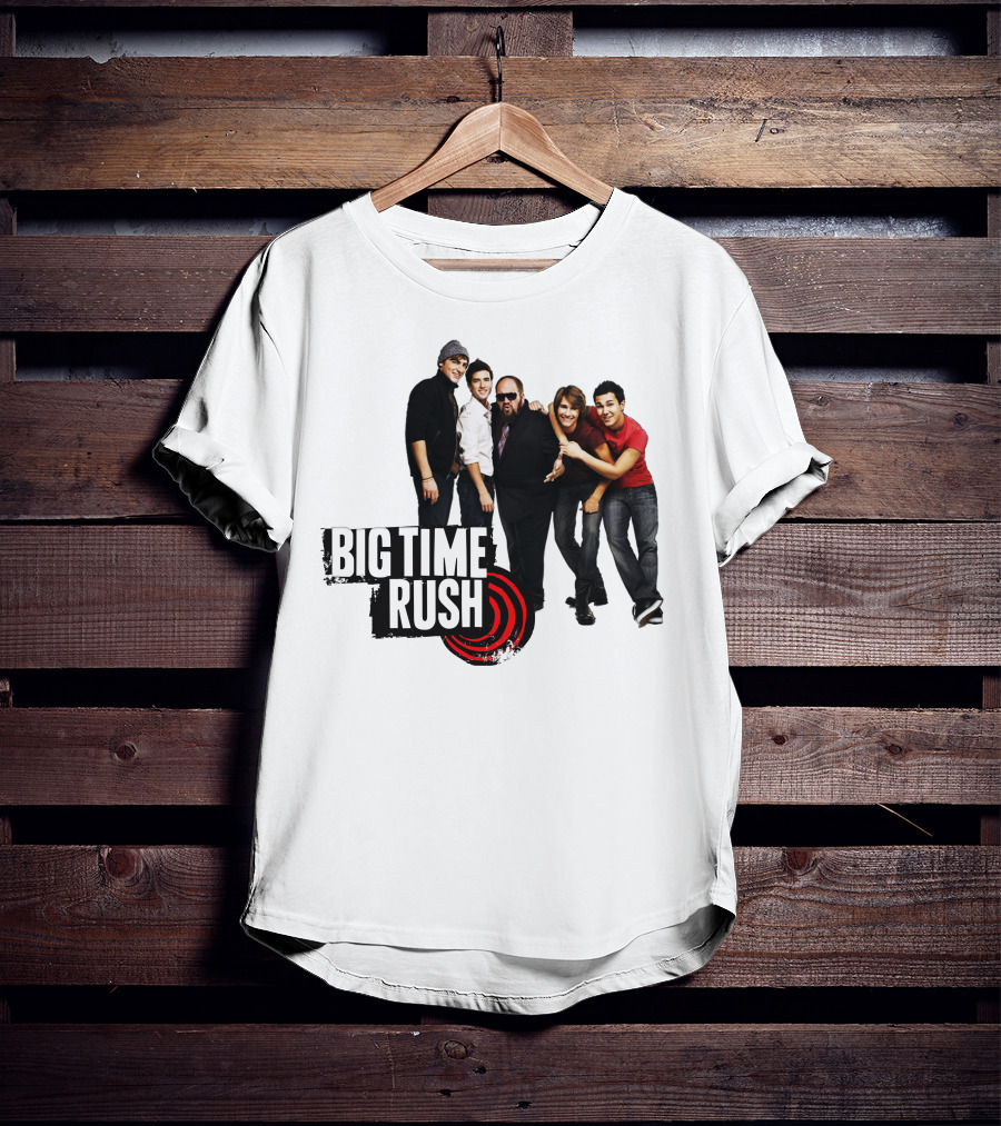 Big Time Rush Band Group Photo Merch T-Shirt