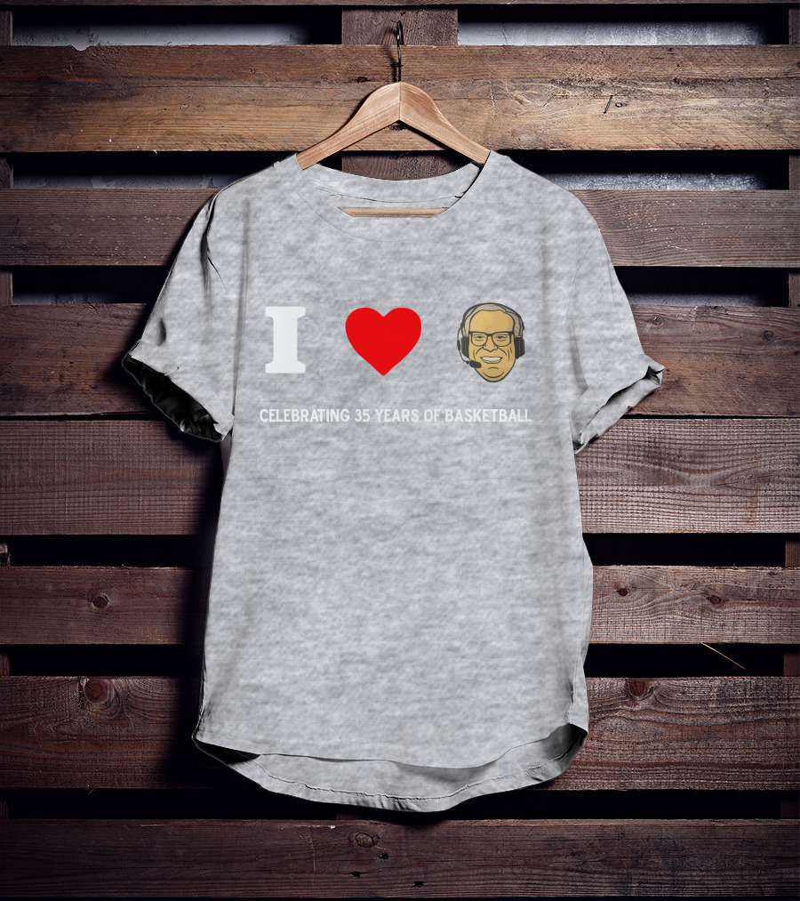I Heart Jim Paschke Celebrating 35 Years Of Basketball T-Shirt