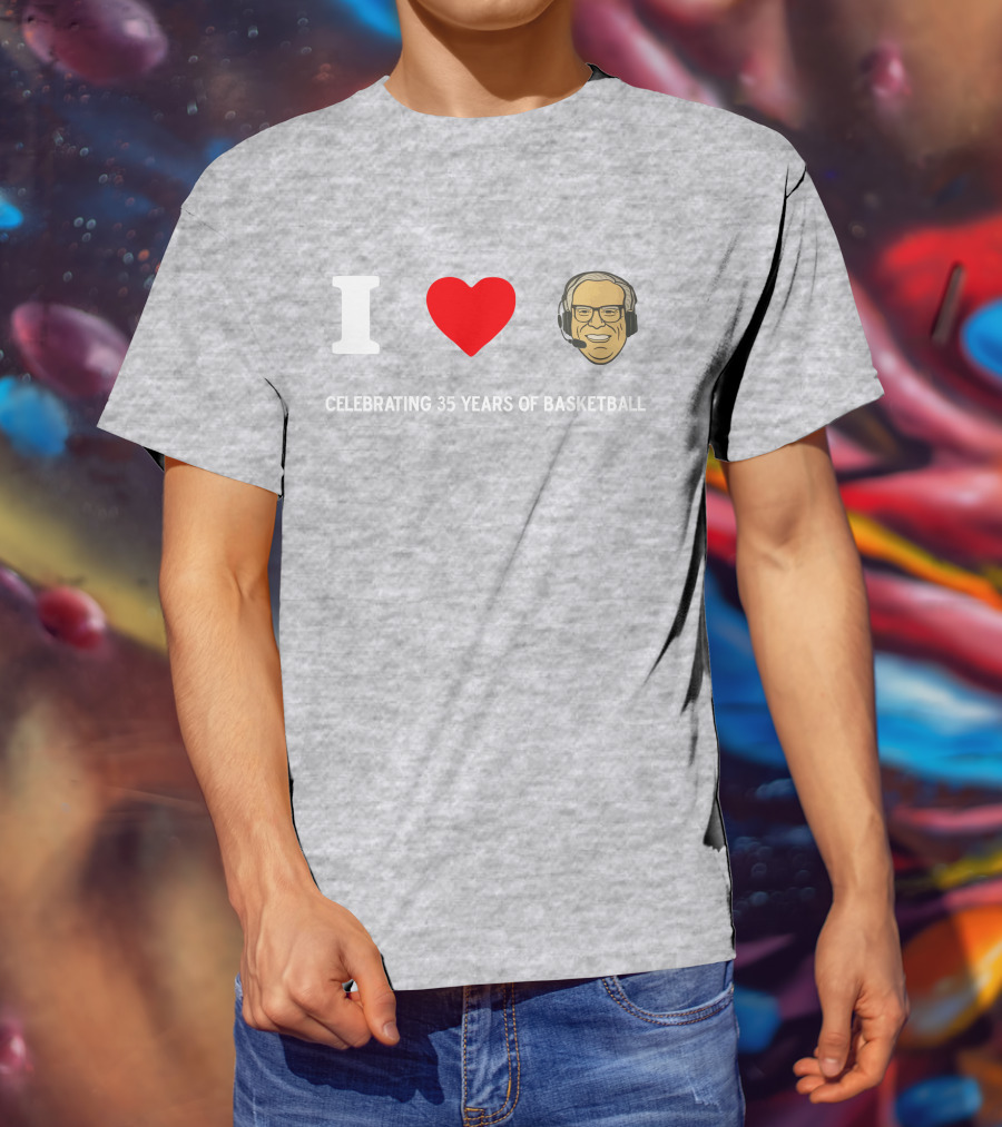 I Heart Jim Paschke Celebrating 35 Years Of Basketball T-Shirt