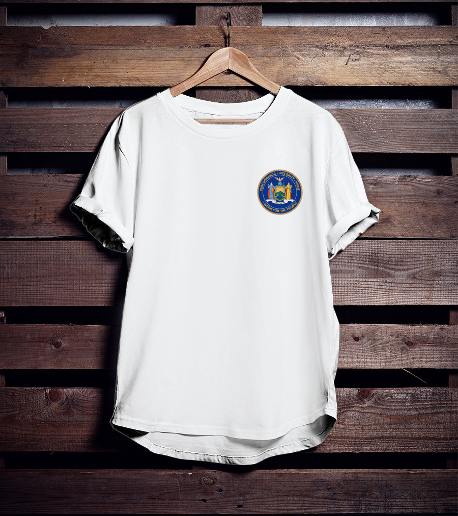 New York State Excelsior Governor Seal Badge T-Shirt