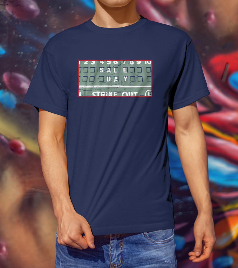 Boston Red Sox Chris Sale Strike Out Sale Day T-Shirt