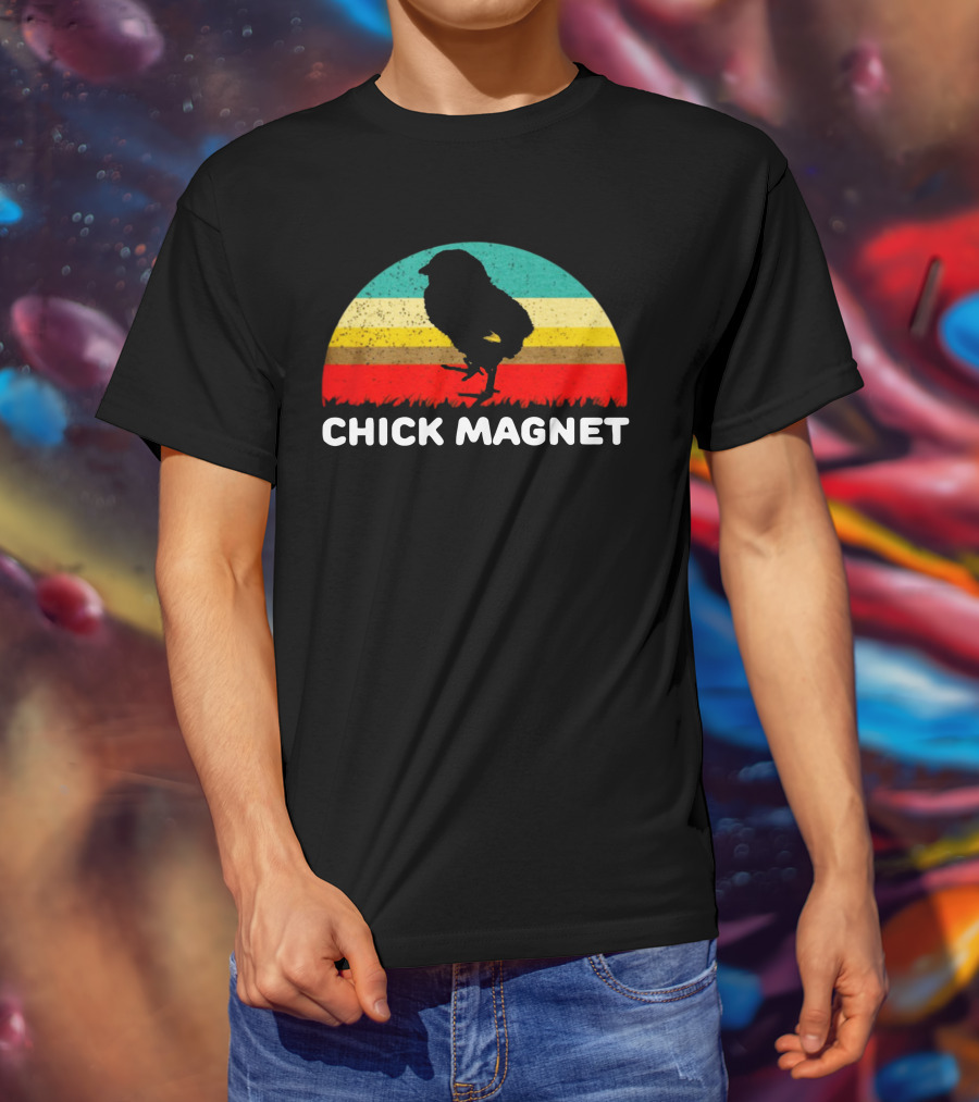 Kenny Omega Chick Magnet Retro Sunset T-Shirt