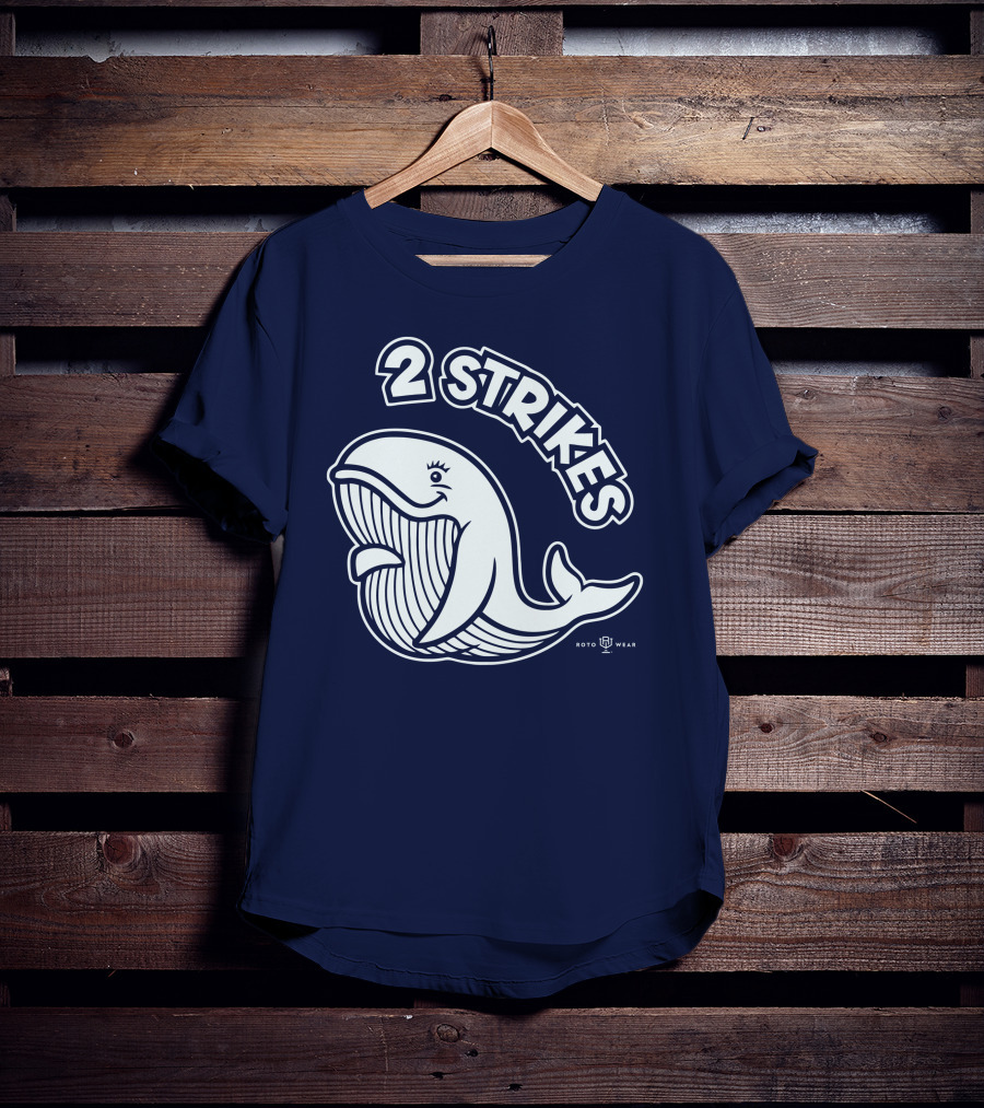 2 Strikes Roto Wear Whale T-Shirt