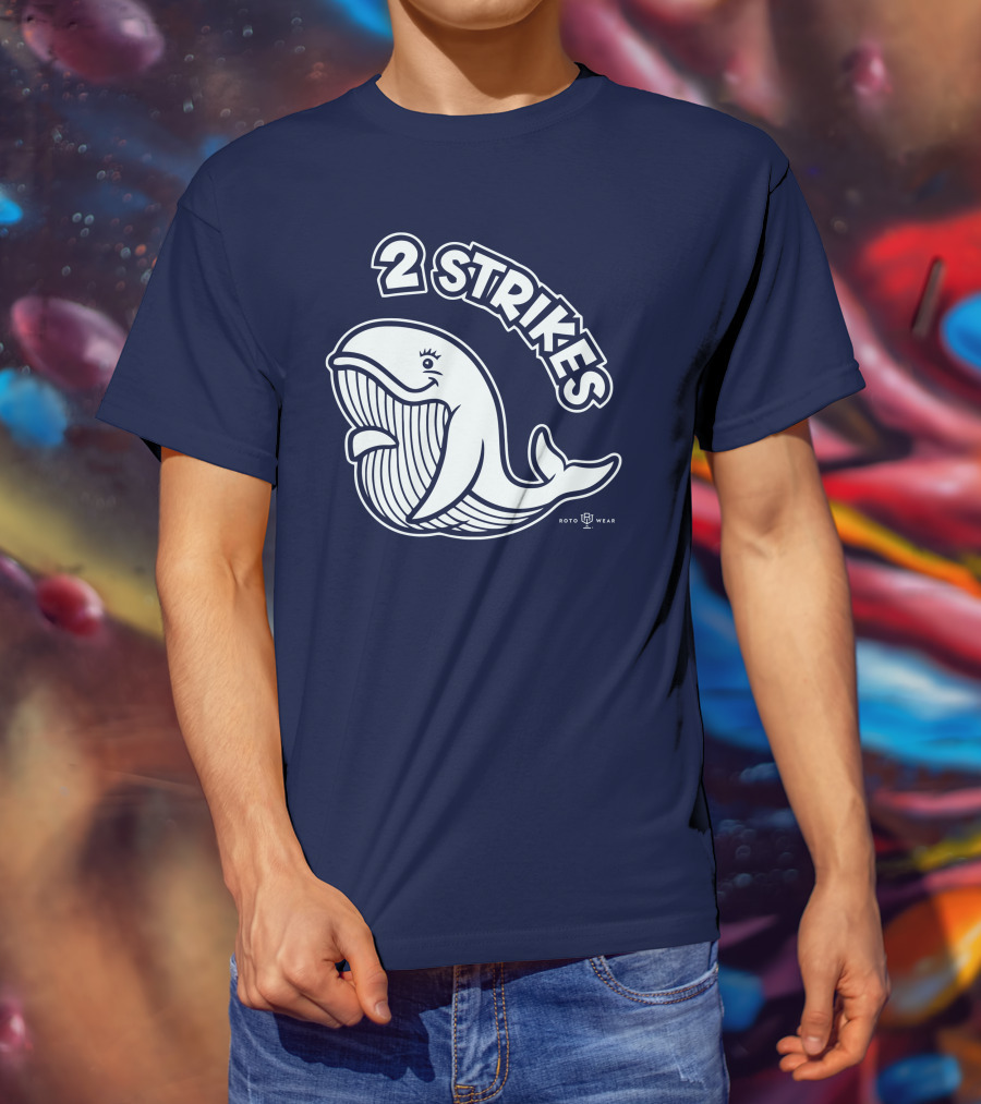 2 Strikes Roto Wear Whale T-Shirt