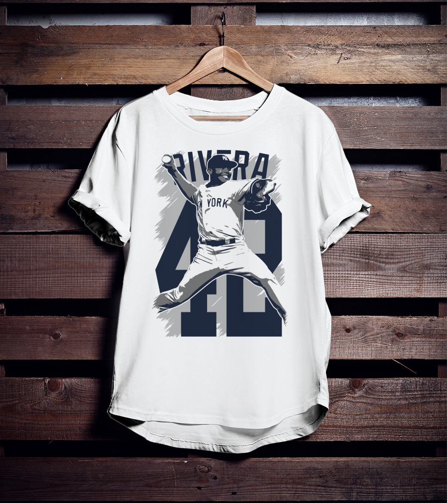 Rivera 42 New York Yankees Baseball Legend T-Shirt