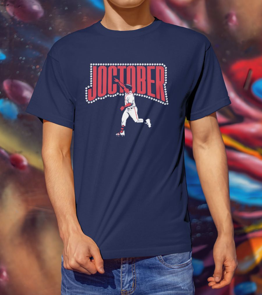 Joctober Baseball Icon Joc Pederson T-Shirt