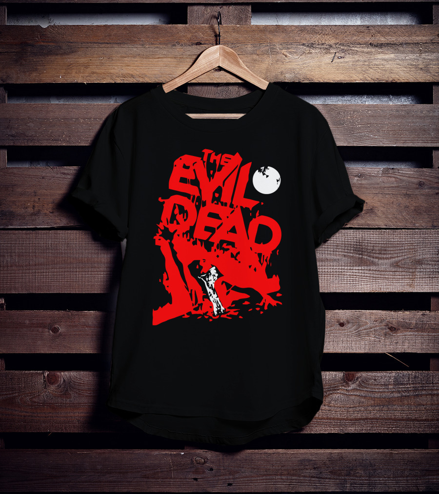 The Evil Dead Red Axe Moon T-Shirt