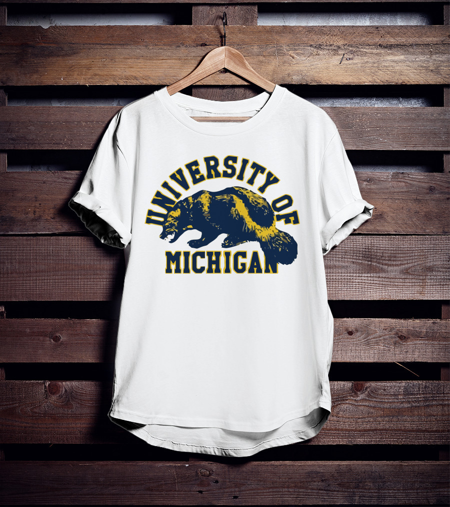 University Of Michigan Wolverines Vintage Wolverine T-Shirt