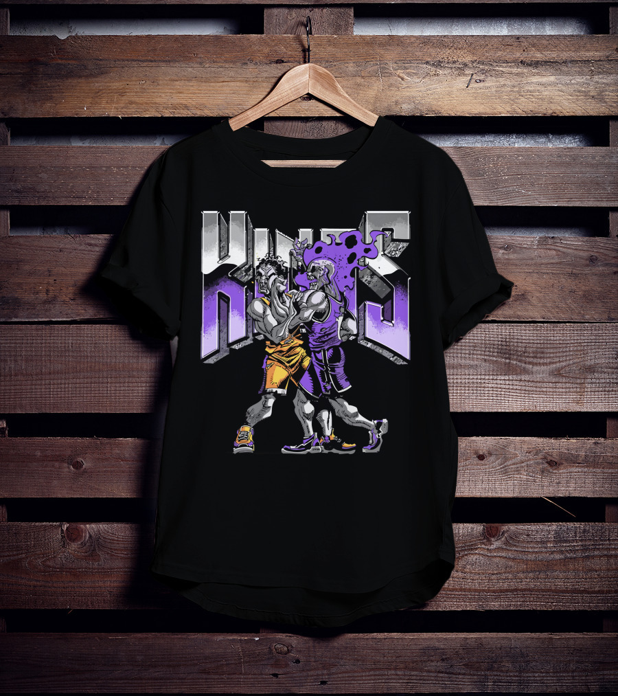 Sacramento Kings Revenge Of The Dead Basketball Duel Zombie Warriors T-Shirt