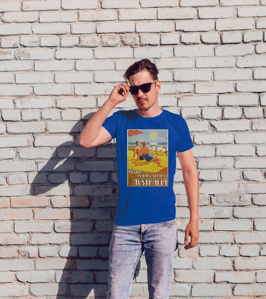 Visit Howard Springs Totally Voluntary Relocation Camp Australia T-Shirt