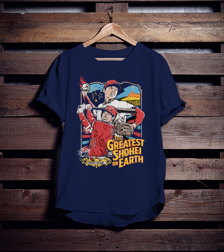 Shohei Ohtani Pitcher And Batter The Greatest Shohei On Earth T-Shirt