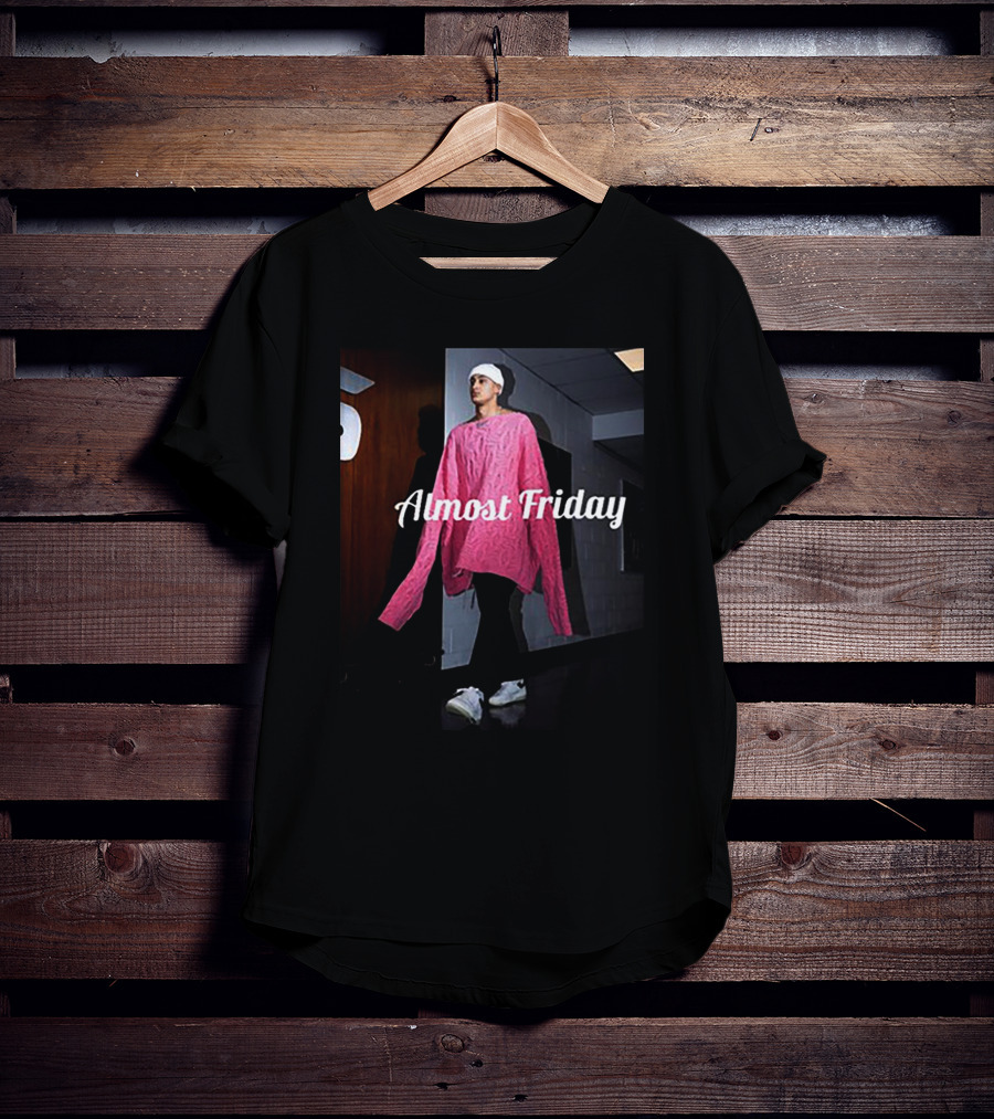 Almost Friday Deni Avdija Kyle Kuzma Pink T-Shirt