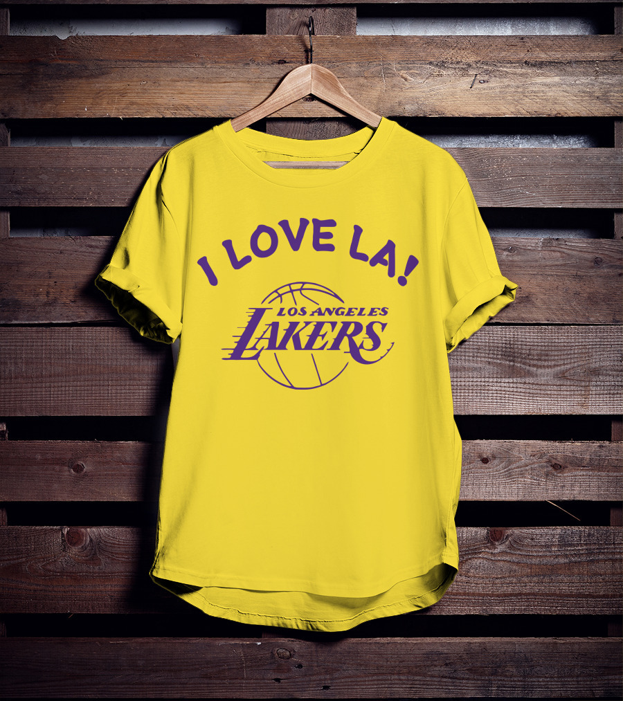 I Love LA Los Angeles Lakers Basketball T-Shirt