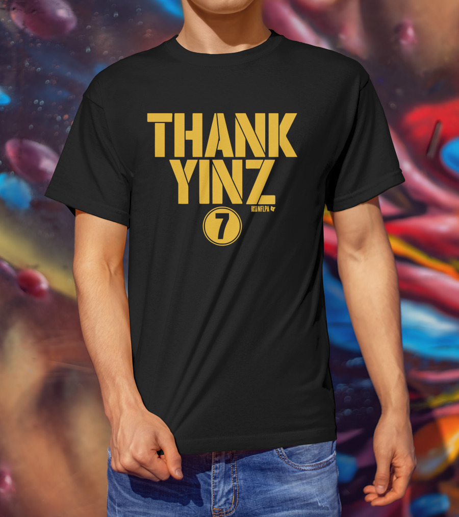 Thank Yinz 7 NFLPA Ben Roethlisberger Shop T-Shirt