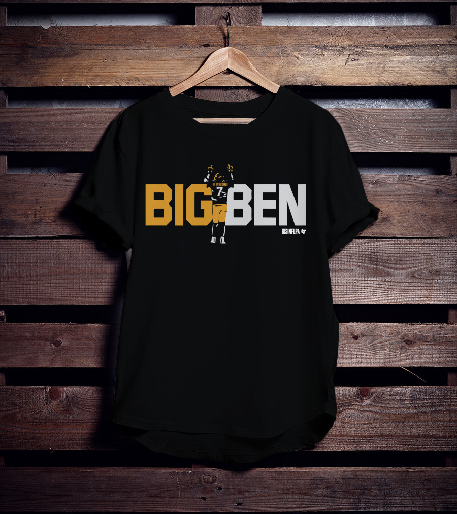 BIG BEN Ben Roethlisberger One Last Time NFLPA T-Shirt