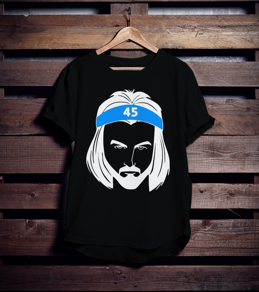 Brady Manek Tar Heel 45 Headband T-Shirt