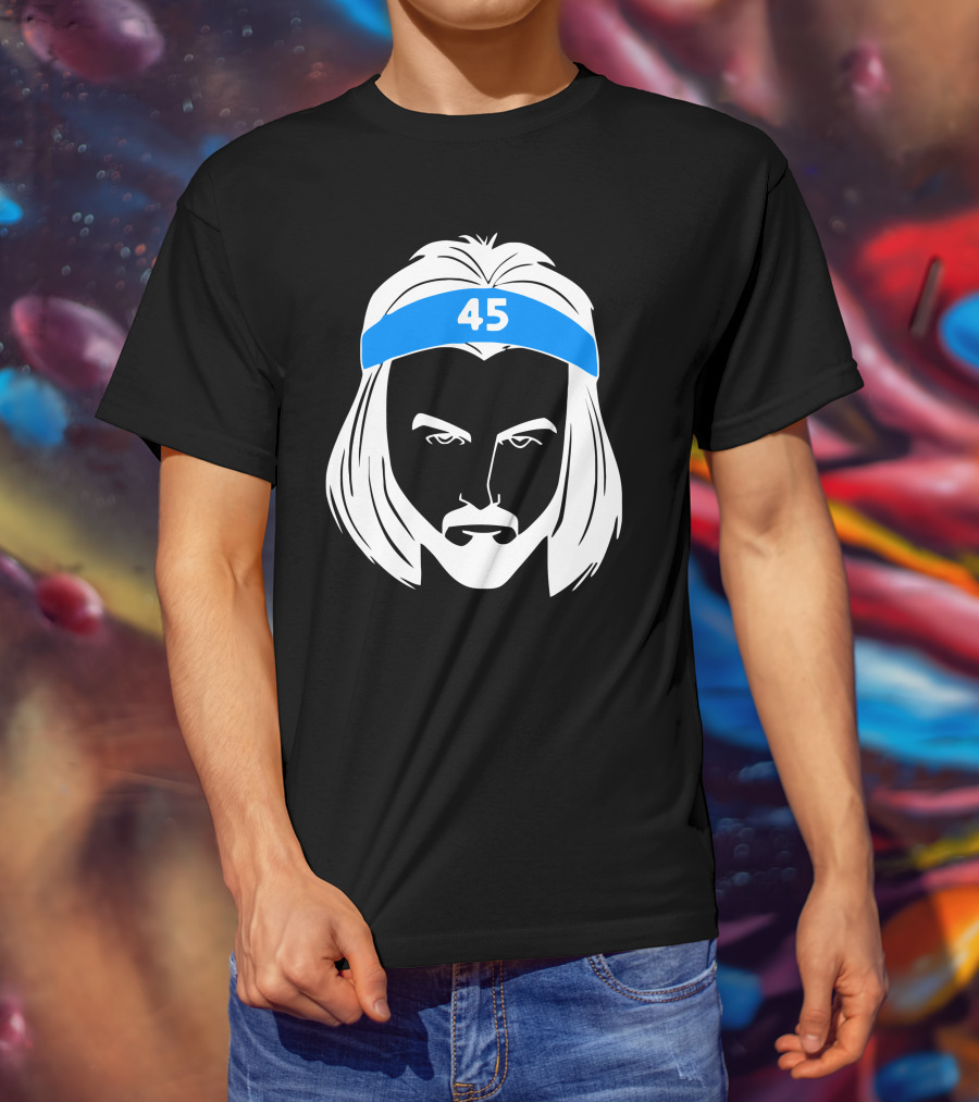 Brady Manek Tar Heel 45 Headband T-Shirt