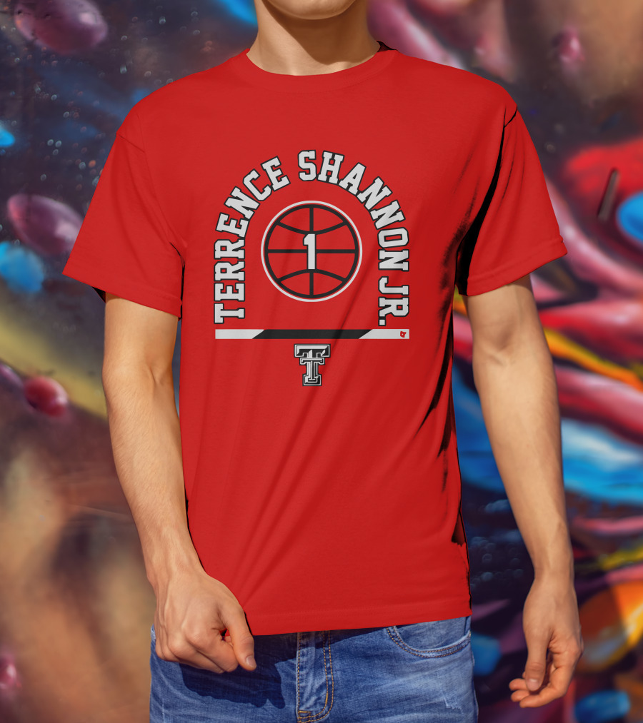 Terrence Shannon Jr. Texas Tech Basketball Number 1 T-Shirt