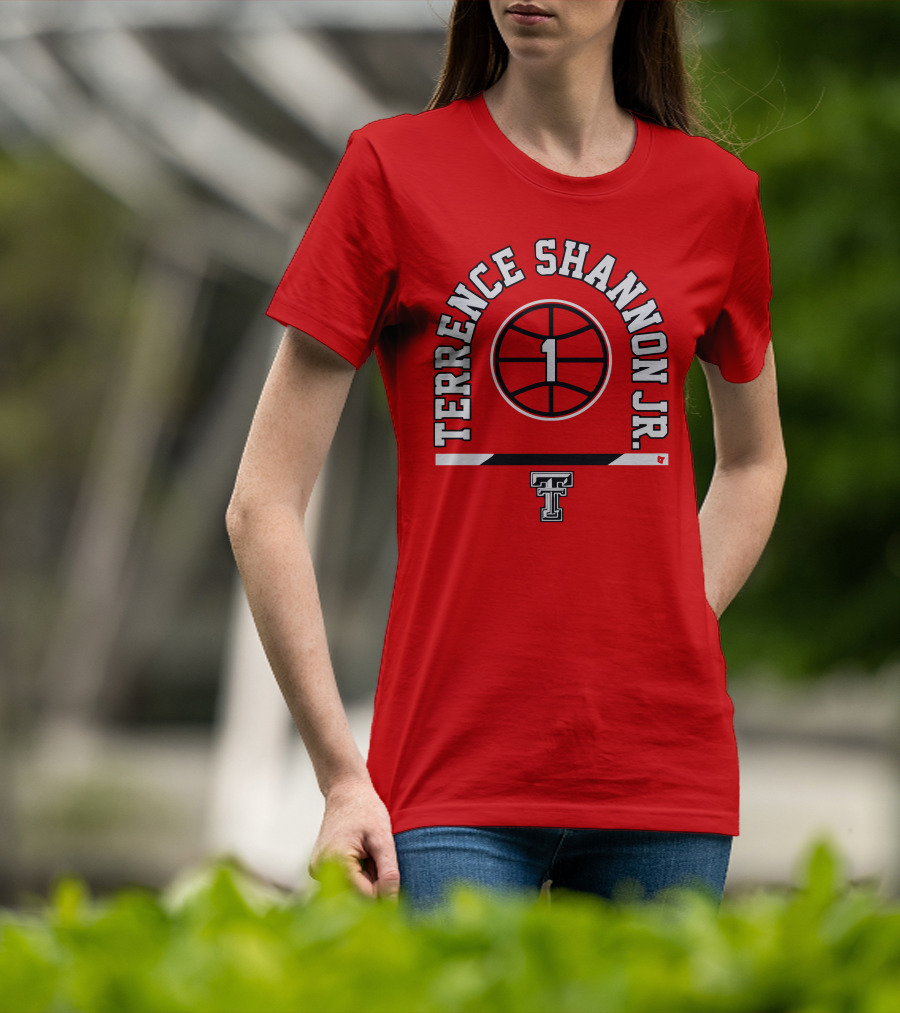 Terrence Shannon Jr. Texas Tech Basketball Number 1 T-Shirt