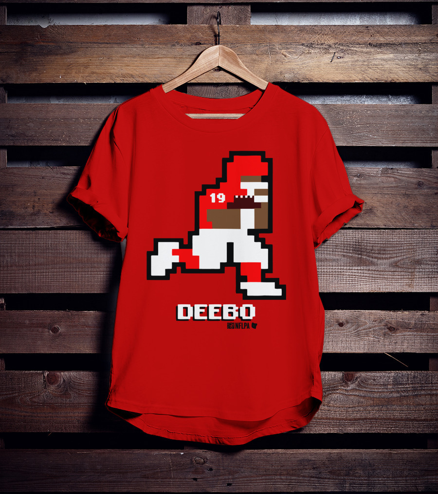 Deebo Samuel 8-Bit Retro NFLPA Number 19 Football T-Shirt
