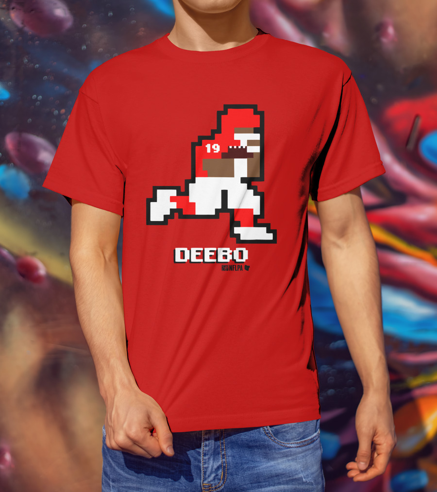 Deebo Samuel 8-Bit Retro NFLPA Number 19 Football T-Shirt